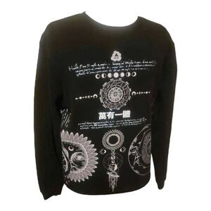 Blind Rooster Crewneck Sweatshirt Tokyo Astrology Men’s Small Art Fashion